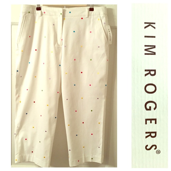 Kim Rogers Polkadot Capris - Picture 1 of 2